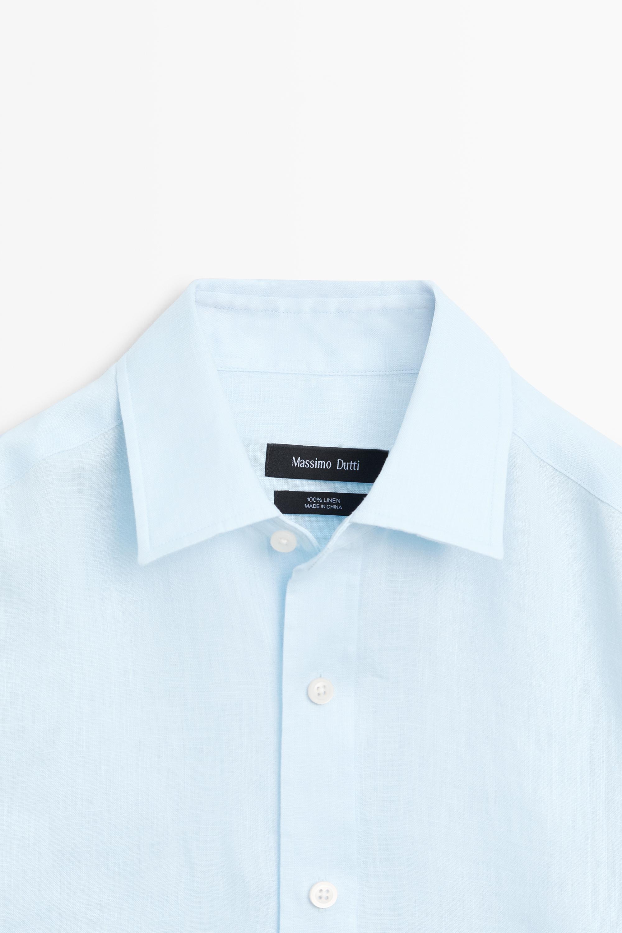 Chemise 100 % lin regular fit